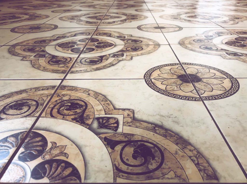 tiling design of floor